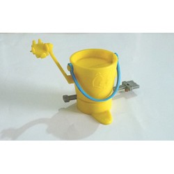 Mop and bucket action figure