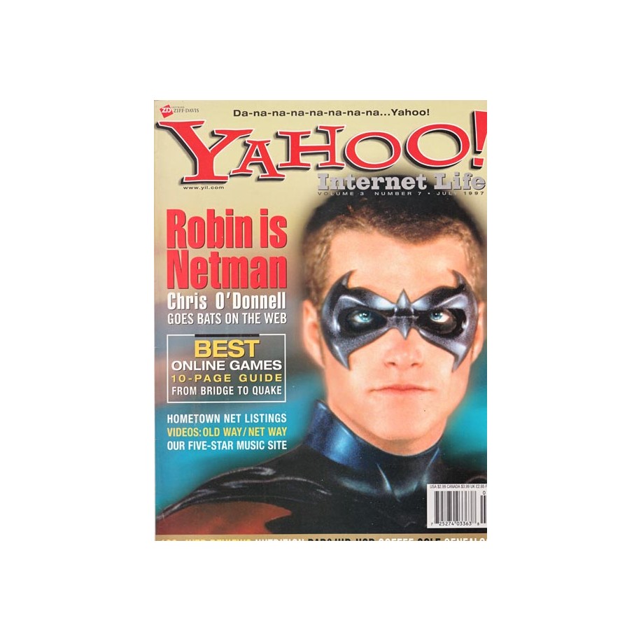 Yahoo Internet Life Magazine July 1997