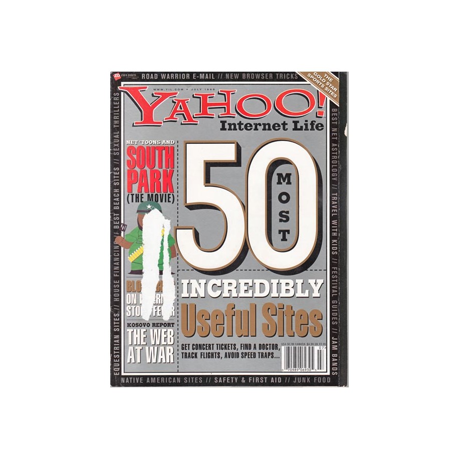 Yahoo Internet Life Magazine July 1999
